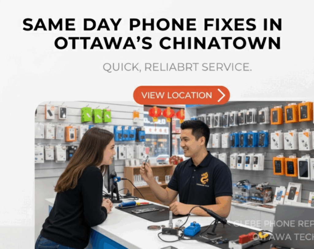 Same Day Phone Repairs in Ottawa’s Chinatown